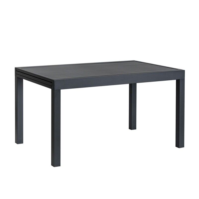 Dining Table Thais Graphite Aluminium 135 x 90 x 74 cm Dining Table Thais Graphite Aluminium 135 x 90 x 74 cm