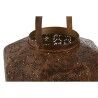Set de Portavelas Home ESPRIT Marrón Dorado Metal 26 x 26 x 38,5 cm