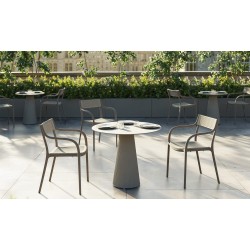 Madison Dots Silla de jade crema Vondom