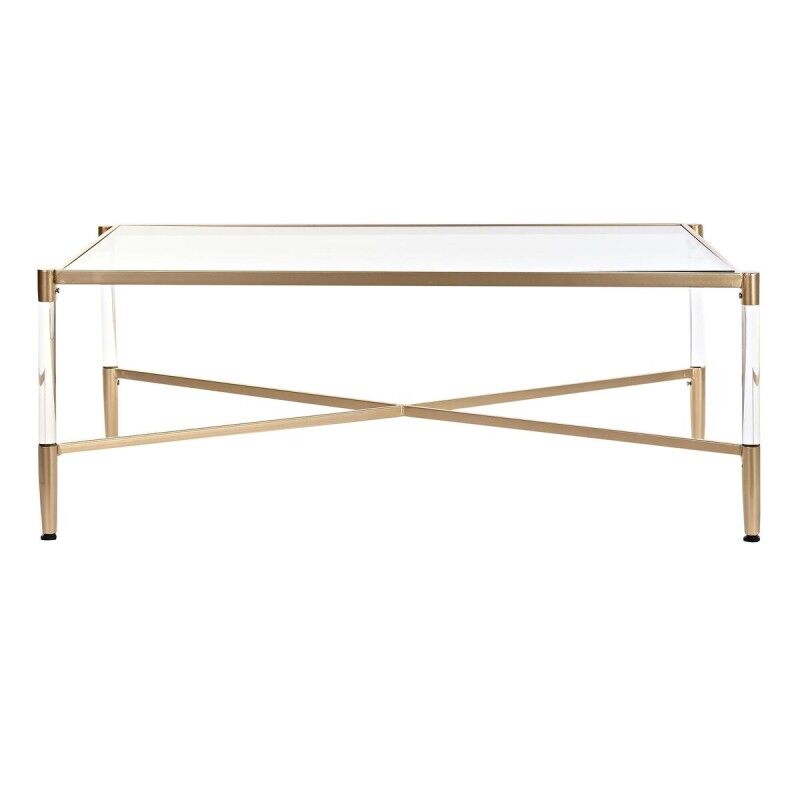 Mesa de Centro DKD Home Decor Metal Acrílico Glamour (120 x 70 x 45 cm) Mesa de Centro DKD Home Decor Metal Acrílico Glamour (120 x 70 x 45 cm)