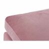 Repose-pied DKD Home Decor Rose Polyester Moderne (55 x 55 x 30 cm)