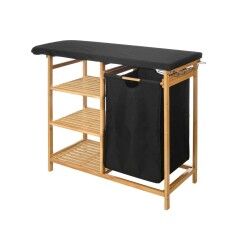 Strijkplank Kipit 1443FL BAMBOO Zwart Stof Bamboe