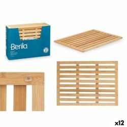 Badkleed Berilo BM632-6245 Natuurlijk Bamboe 62 x 2 x 45 cm (12 Stuks)