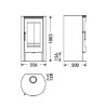 Panadero Chopin 3V EcoDesign 8,2 kW Stufa a legna