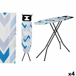 Asse da Stiro Kipit 18358 - CB-220 Azzurro Metallo Stoffa (4 Unità)