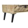Scaffale DKD Home Decor Nero Metallo Marrone scuro Legno di mango 100 x 40 x 180 cm
