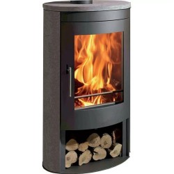 Panadero Oval, 3 pietre, stufa a legna Ecodesign 8,7 kW