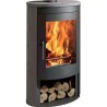 Panadero Oval, 3 pietre, stufa a legna Ecodesign 8,7 kW