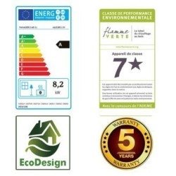 Stufa a legna Panadero Andes Ecodesign 7,5 kW