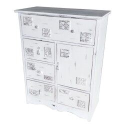 Ladenkast DKD Home Decor 78 x 38 x 102 cm Hout Wit Versleten