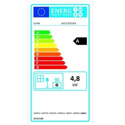 Jacco Bûcher Supra 4.8kW Stufa a legna