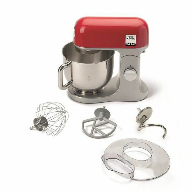 Voedselverwerker Kenwood 0W20011138 Inox 5 L 1000W 1000 W 5 L Zwart Rood