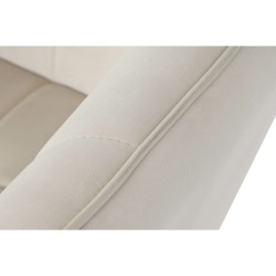 Armstoel DKD Home Decor Crème Gouden Metaal 74 x 74 x 90 cm